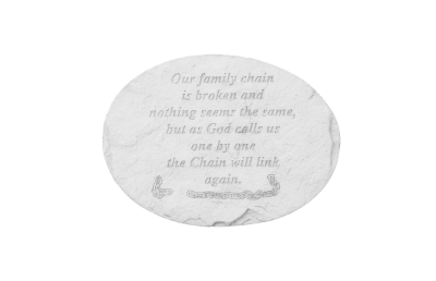 Family Chain Memorial Stone